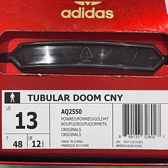 adidas | Shoes | Adidas Tubular Doom Chinese New Year Size 3 New